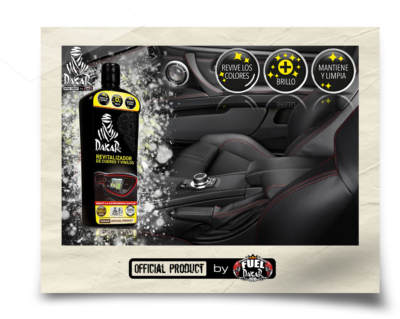 REVITALIZADOR DE CUEROS Y VINILOS PARA AUTOS